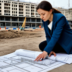 패스 오브 엑자일 플라스크 사용 최적화 - **A professional female architect, fully clothed in a stylish but modest dress and comfortable shoes...